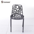Muebles de exterior Cena de aluminio y silla de jardín